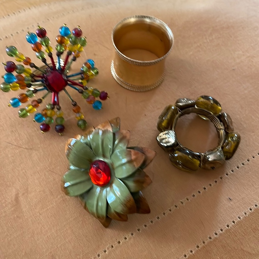 Pier One Napkin Holders (Set of Four)